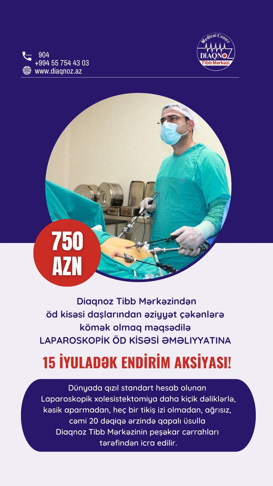 Diaqnoz Tibb Mərkəzində Qurban bayramına özəl ENDİRİM! (FOTO)